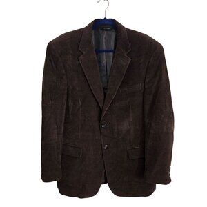 Gianni Cellini Brown Cotton Corduroy Sport Jacket Size 40R